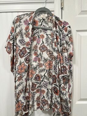 LOFT Floral Kimono Cardigans, lot of 3, OS